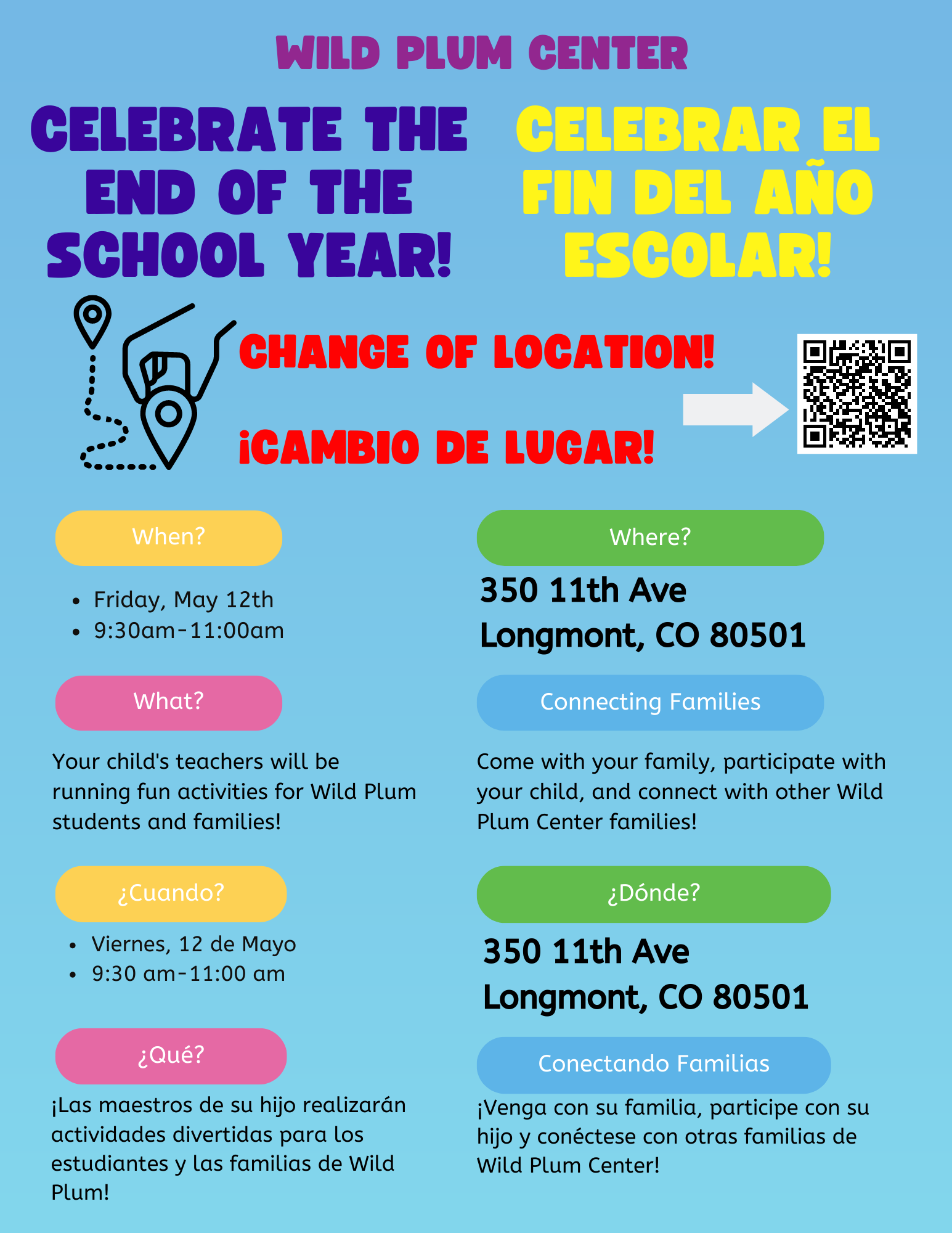 Announcements Wild Plum Center